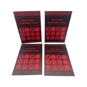 1988 Central States Archaeological Journal Complete Set Vol 35 Regional History